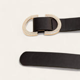 TAILLE Rhinestone Buckle Fashion Belt