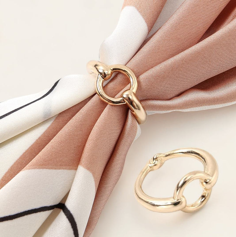 WRAP Scarf Ring Accent Knot Design