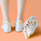 FOOTSIES 5pair Set Graphic Ankle Socks