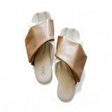 VERON Cross Strap Combi Flat Sandals