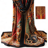 WRAP Large Silky Rectangular Printed Scarf