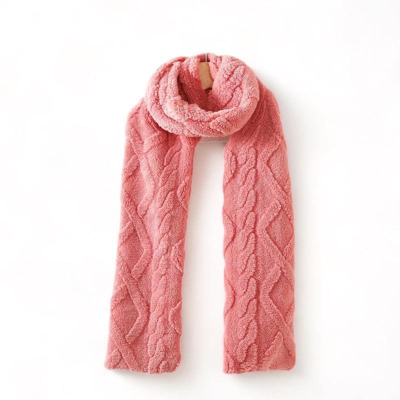 WRAP Embossed Plush Scarf