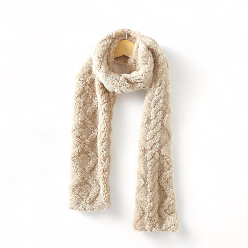 WRAP Embossed Plush Scarf