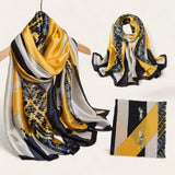 WRAP Large Silky Rectangular Printed Scarf