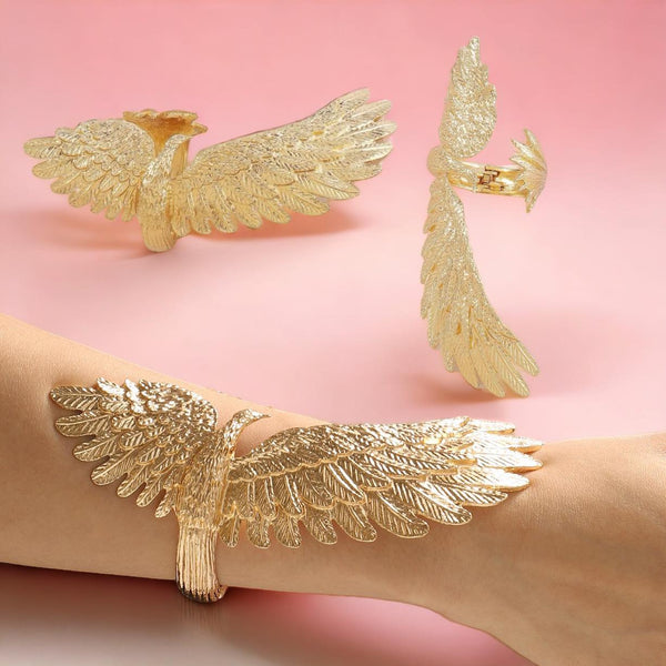 BLING Bespoke Wings Cuff Bangle