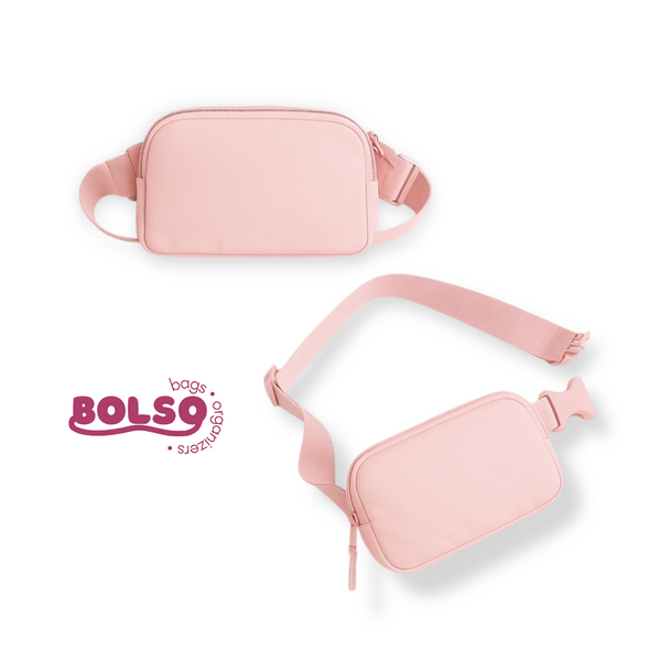 BOLSO Waterproof Sports Fanny Pack Zip Belt Bag (Updated Zipper)