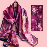 WRAP Large Silky Rectangular Printed Scarf