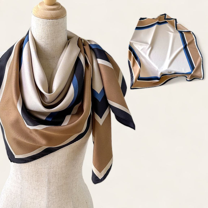 WRAP Square Abstract Printed Elegant Scarf