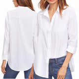 BLK Woven Cotton Buttondown Shirt Top