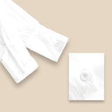 GBOSS White Lantern Long Sleeve Buttondown Shirt Top