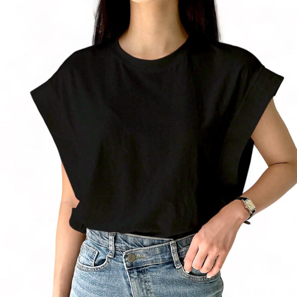 BLK Basic Knit Square Tee