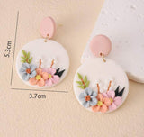 BLING Summer Garden Clay Earrings