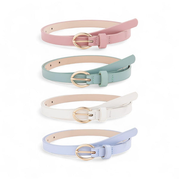 TAILLE 4pc Belt Set in Pastels