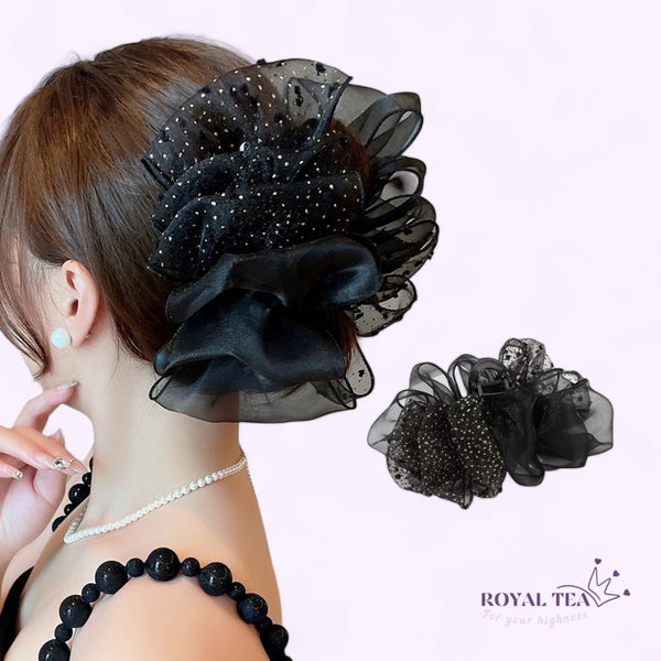 ROYALTEA TRIX Large Ribbon Bespoke Charm Hair Claw