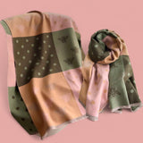 WRAP Warm Jacquard Shawl Scarf (Onhand)