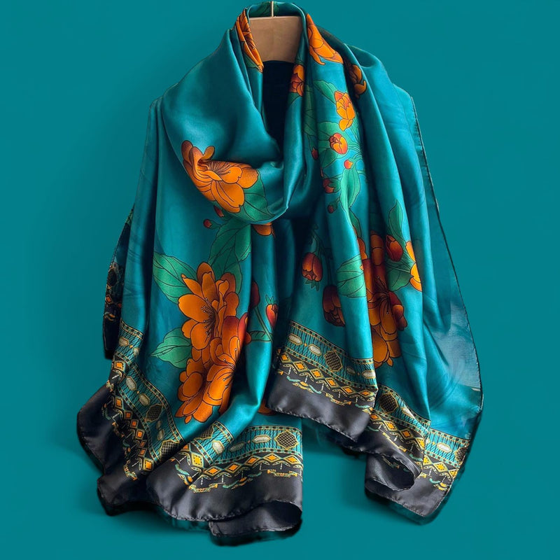 WRAP Large Silky Rectangular Printed Scarf