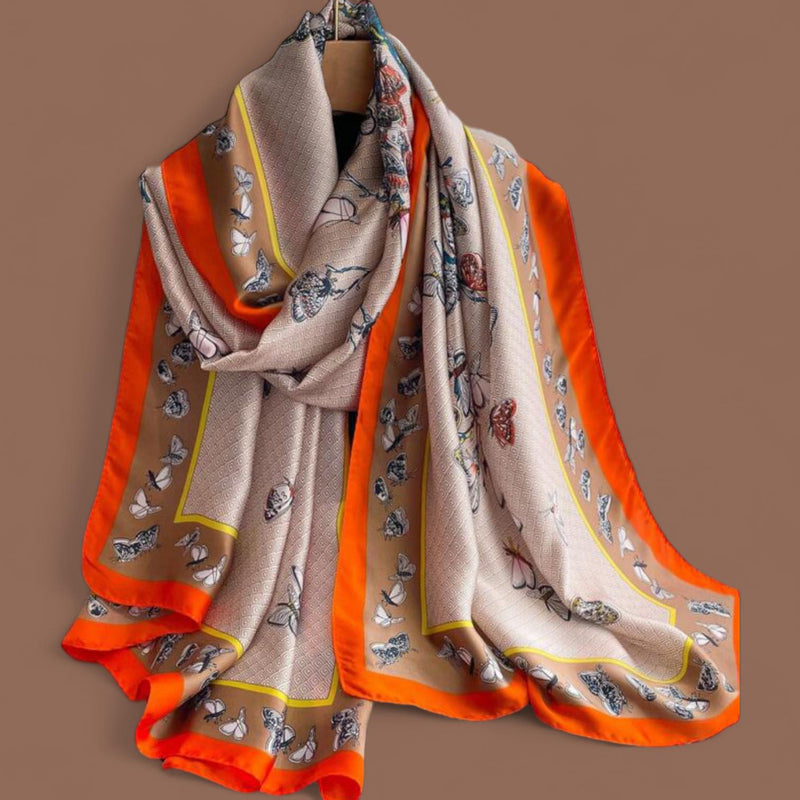 WRAP Large Silky Rectangular Printed Scarf