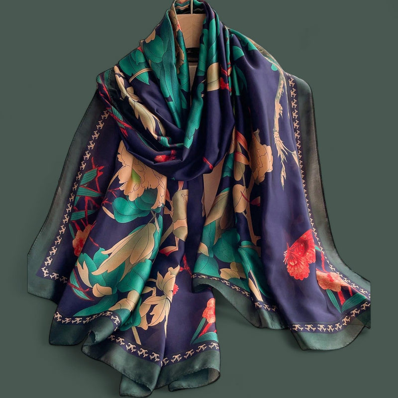 WRAP Large Silky Rectangular Printed Scarf