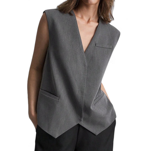 GBOSS Structured Androgynous Vest Blazer