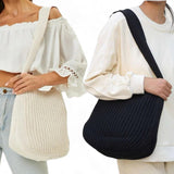 BOLSO LOOM Crochet Knitted Shoulder Bag