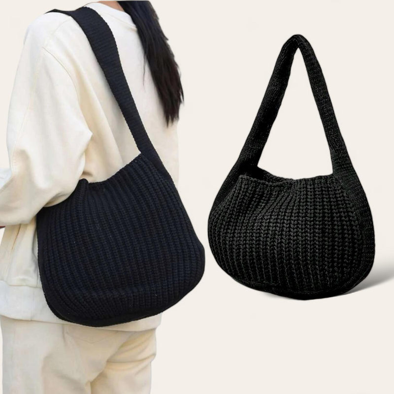 BOLSO LOOM Crochet Knitted Shoulder Bag