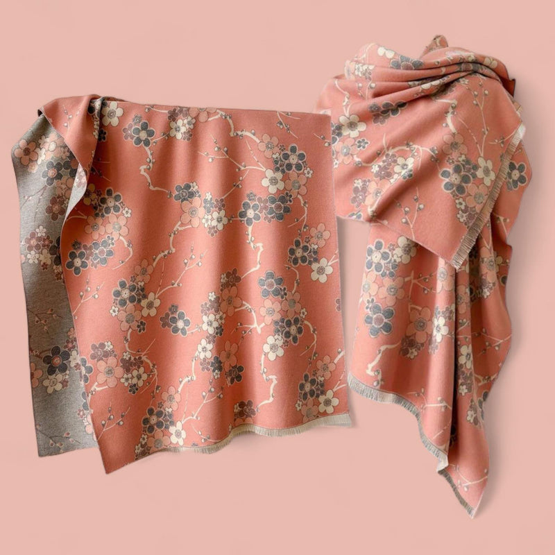 WRAP Warm Jacquard Shawl Scarf (Onhand)