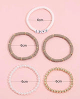 BLING 5pc Love Boho Muted Bracelet Set