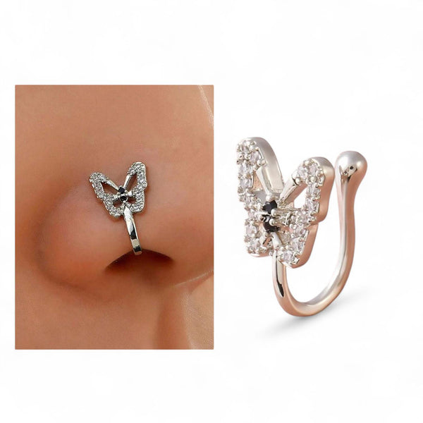 BLING U Shape Nose Ring Clip