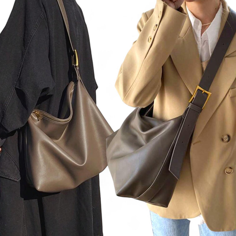 BOLSO Leather Commuters Shoulder Bag