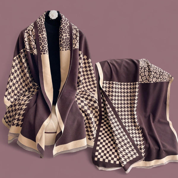 WRAP Warm Jacquard Shawl Scarf Limited Edition