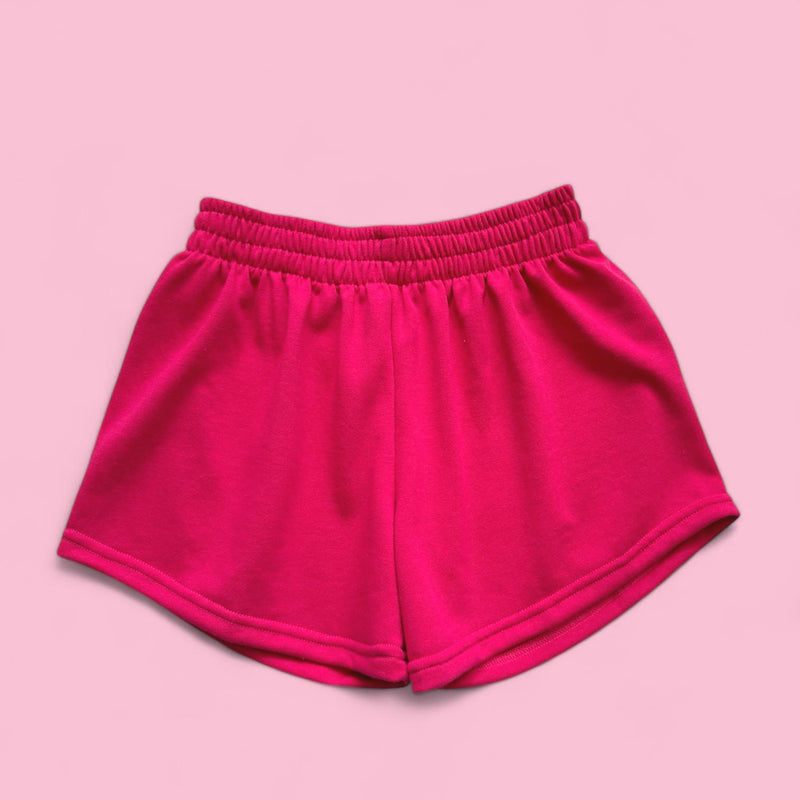 BLK Terry Candy Colors Basic Colorful  Sweat Shorts