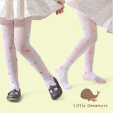 LITTLE DREAMERS Girls Mesh Tights Heart Pantyhose Socks