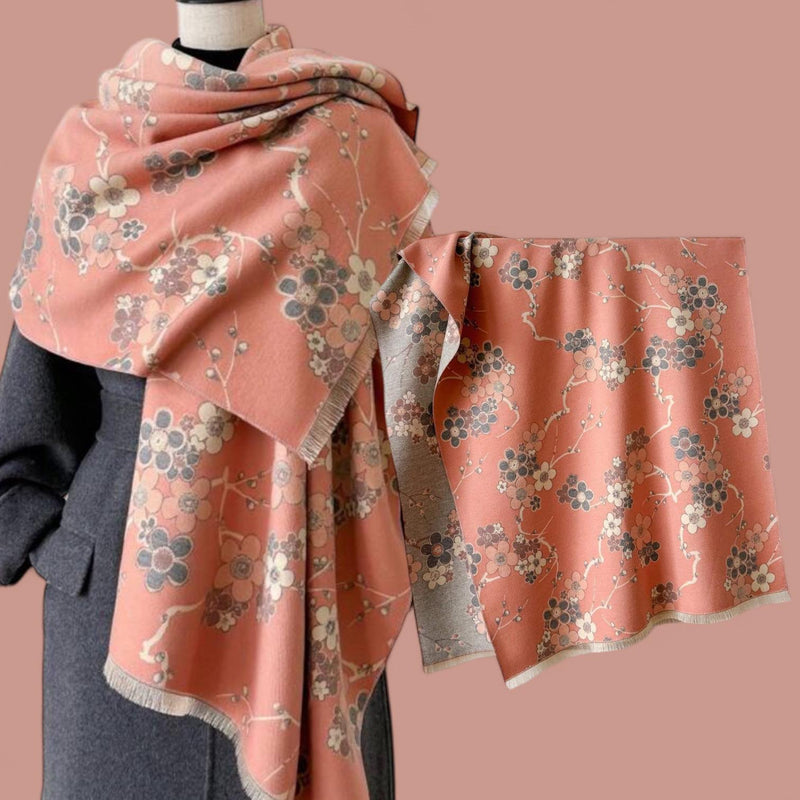 WRAP Warm Jacquard Shawl Scarf (Onhand)