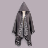 WRAP Boho Hooded Cloak Cape