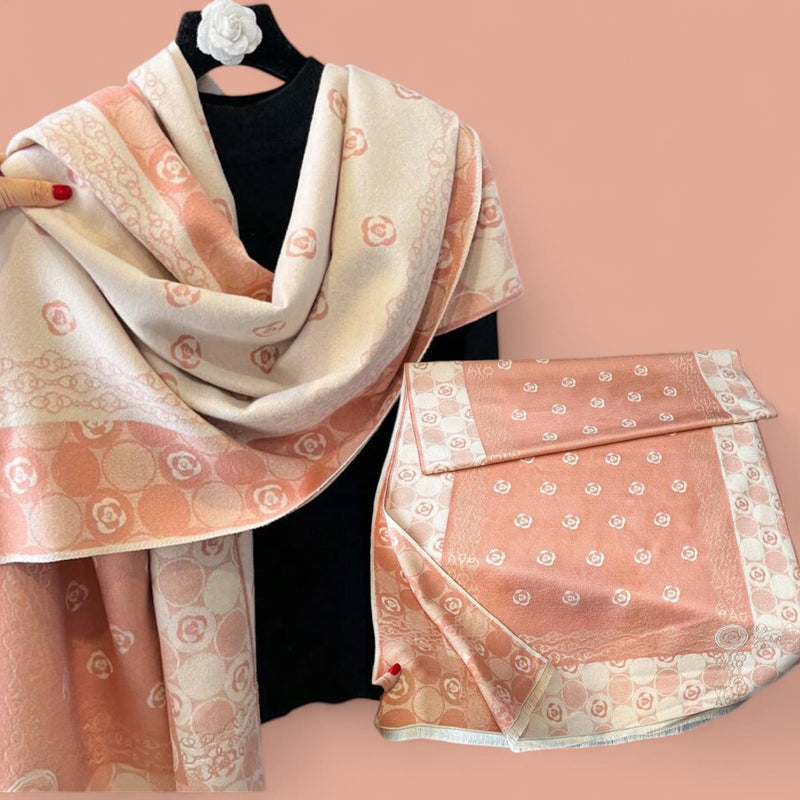 WRAP Warm Jacquard Shawl Scarf (Onhand)