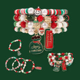 BLING 4pc Christmas Theme Charm Bracelet Set