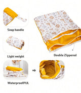 BOLSO Nature Print Wet Dry Storage Bag