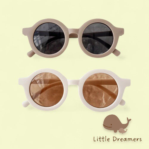 LITTLE DREAMERS 2pc Round Kids Sunglasses Eyewear Set