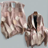 WRAP Warm Jacquard Shawl Scarf (Onhand)