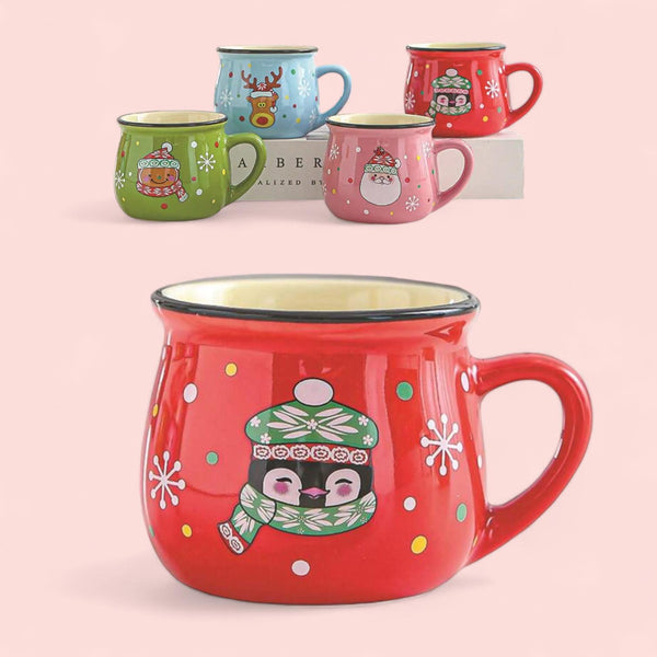 GIFTIES Christmas Edition Ceramic Cup - Gift for Him Her