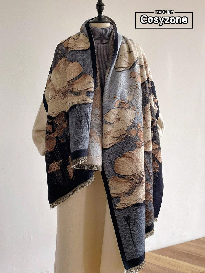 WRAP Warm Jacquard Shawl Scarf (Onhand)