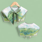 WRAP Retro Art Painting Printed Detachable Collar