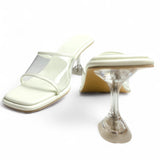 CLARISS 2.5" Glass Heels