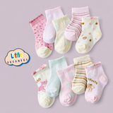 LITTLE DREAMERS 10pairs Floral Baby Girl Socks Sets