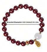 BLING Red Bead Na Fu Charm Bracelet