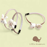 LITTLE DREAMERS 3pcs Set Cute Design Headband Hair Accessories for Girls