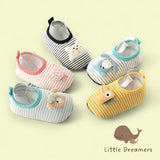 LITTLE DREAMERS Toddler Breathable Anti Slip Floor Socks Slippers