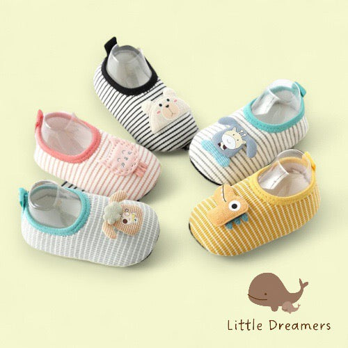 LITTLE DREAMERS Toddler Breathable Anti Slip Floor Socks Slippers