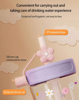 LITTLE DREAMERS Floral Training Straw Cup for Kids 450ml