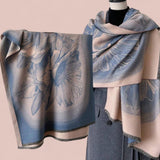 WRAP Warm Jacquard Shawl Scarf (Onhand)